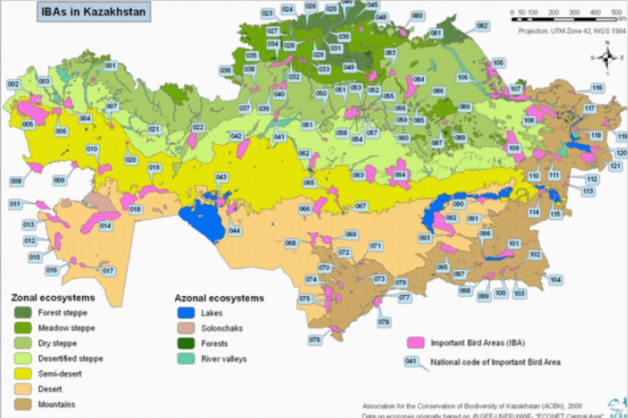 Климатическая карта казахстана